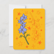 Tarjeta de cumpleaños (Larkspur)