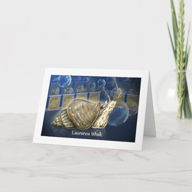 Tarjeta de cumpleaños Lawrence Whelk (Anverso)
