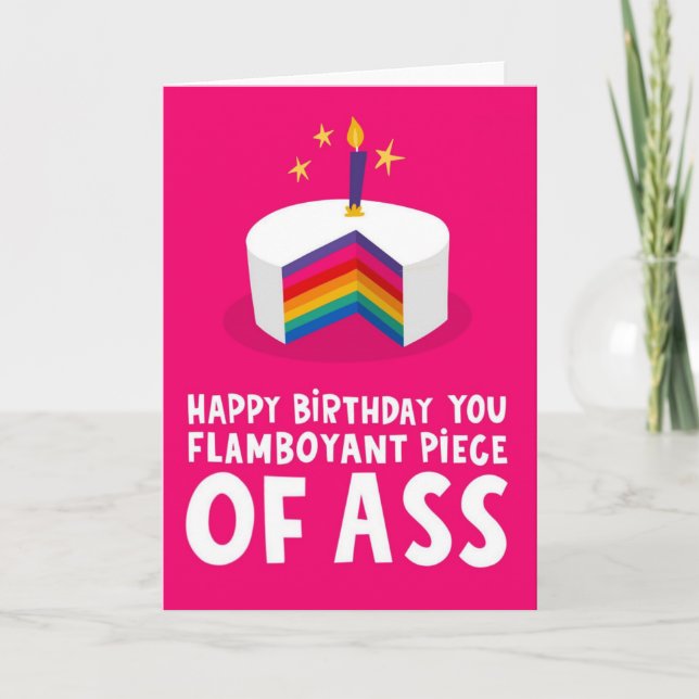 Tarjeta de cumpleaños LGBTQ (Anverso)