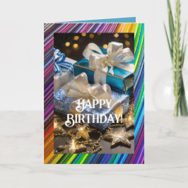 Tarjeta de cumpleaños LGBTQ, tarjeta de felicitaci