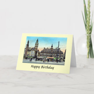 Tarjeta de cumpleaños - Lille, Francia