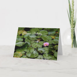 Tarjeta de cumpleaños Lily Pond