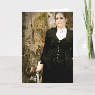 Tarjeta de cumpleaños Lizzie Borden