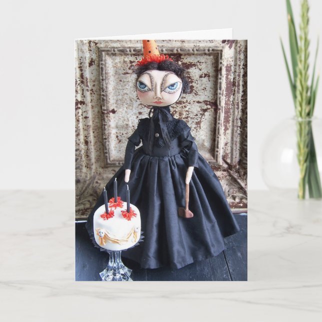 Tarjeta de cumpleaños Lizzie Borden (Anverso)
