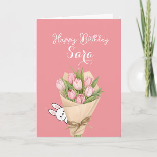 Tarjeta de Cumpleaños Llena de Encanto con Mensaje