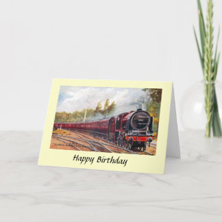 Tarjeta de cumpleaños - LMS Glasgow a Manchester E