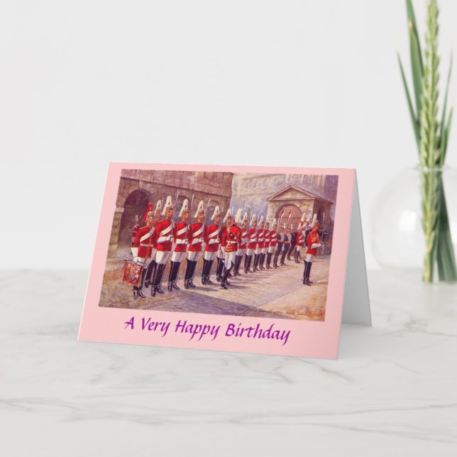 Tarjeta de cumpleaños - Londres, Whitehall (Anverso)