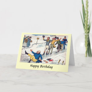 Tarjeta de cumpleaños - Los Papeles de pickwick -