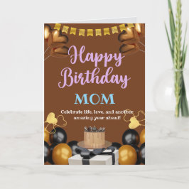 Tarjeta de cumpleaños luminosa y alegre