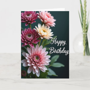 Tarjeta de cumpleaños Lush Bloom