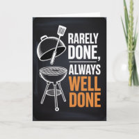 Tarjeta de cumpleaños 'Maestro de la Parrilla' par