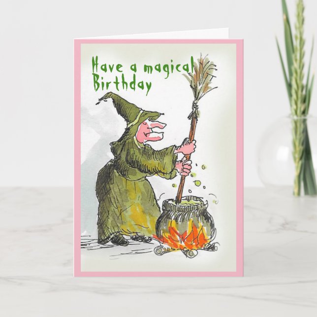 Tarjeta de cumpleaños mágica (Anverso)