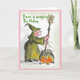 Tarjeta de cumpleaños mágica