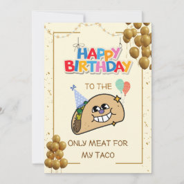 Tarjeta de cumpleaños mala, tarjeta de cumpleaños