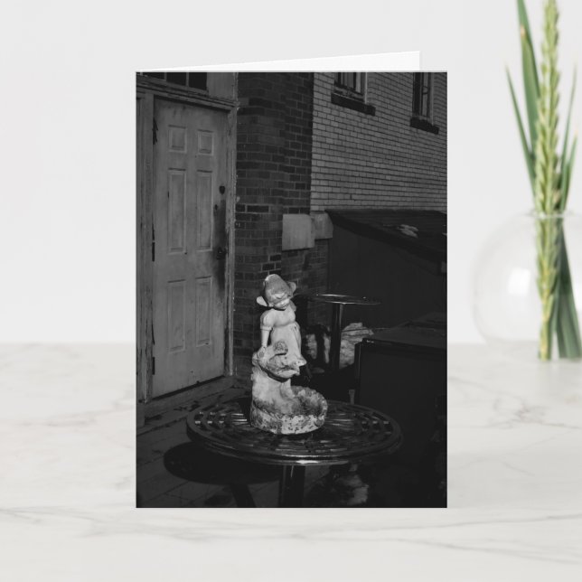 Tarjeta de cumpleaños "Manchas de mejores días" (Anverso)