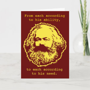 Tarjeta de cumpleaños marxista