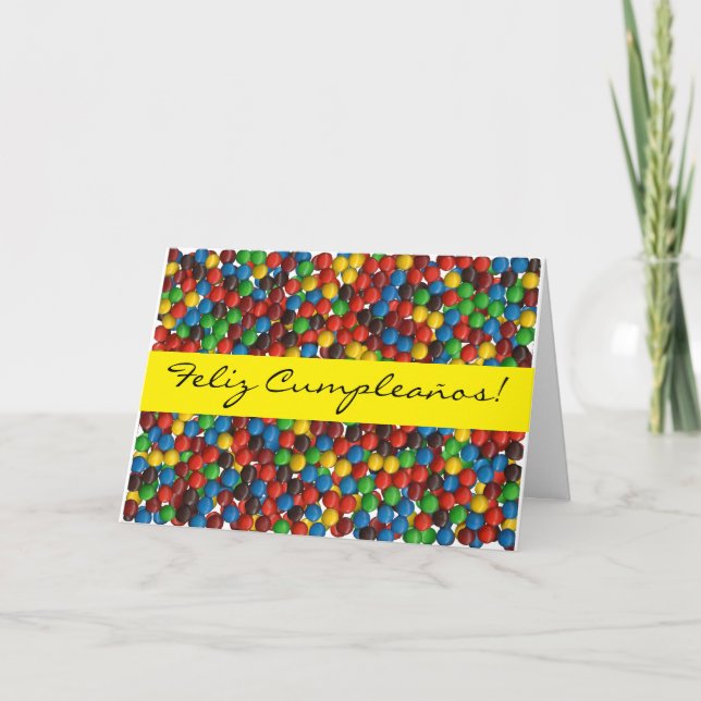 Tarjeta de cumpleaños más dulce - Cumpleaños españ (Anverso)