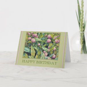 Tarjeta de cumpleaños más feliz de Pretty Clover's