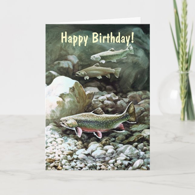 Tarjeta de cumpleaños masculina - Personalizable (Anverso)