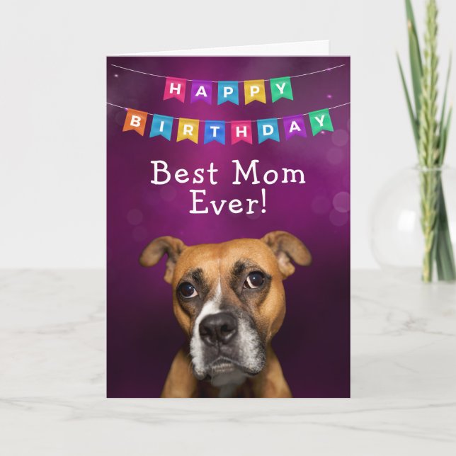 Tarjeta de cumpleaños mejor mamá de todos los pers (Anverso)