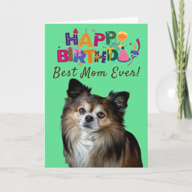 Tarjeta de cumpleaños mejor mamá de todos los pers (Anverso)