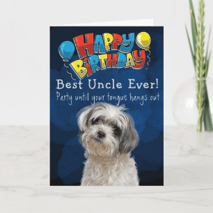 Tarjeta de cumpleaños mejor tío que nunca