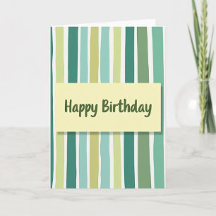 Tarjeta de cumpleaños Mellow Yellow
