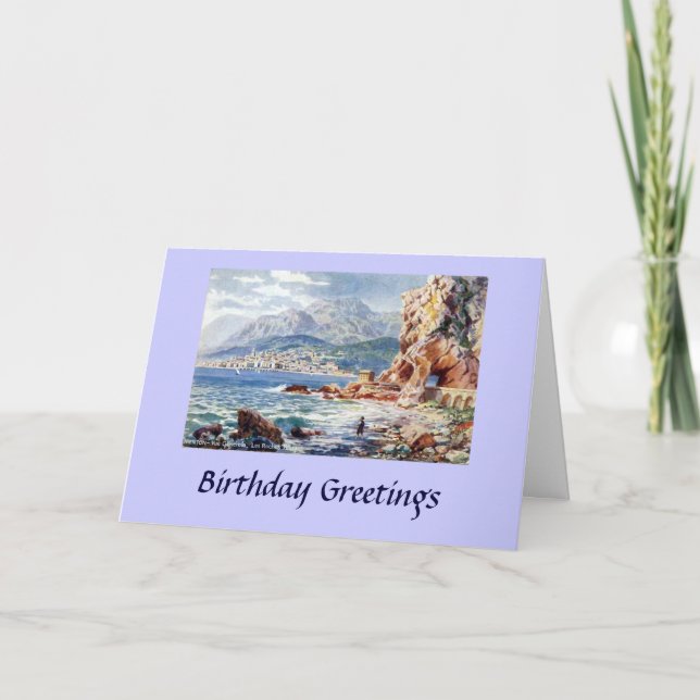 Tarjeta de cumpleaños - Menton (Anverso)