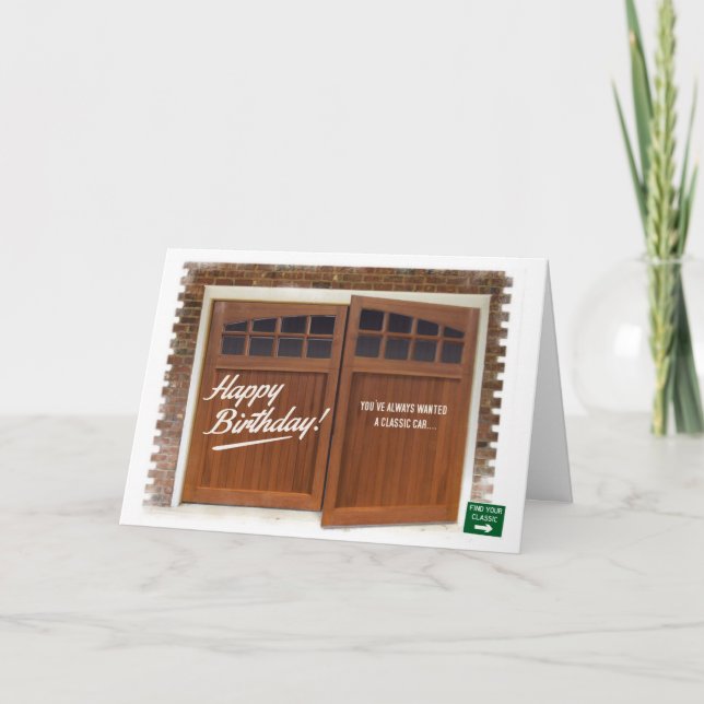 Tarjeta de cumpleaños Mini clásica (Anverso)