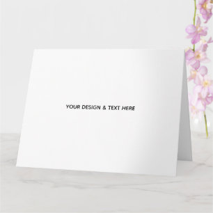 Tarjeta de cumpleaños minimalista blanca para herm
