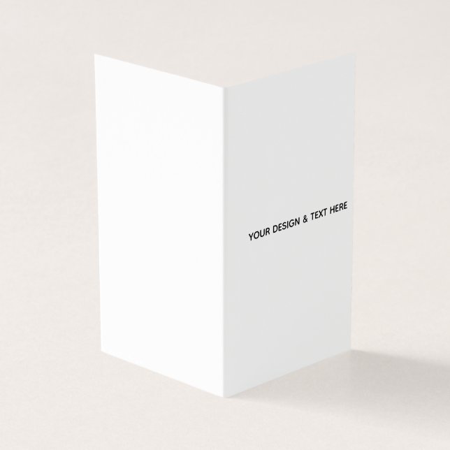 Tarjeta de cumpleaños minimalista blanca para herm (Exterior)