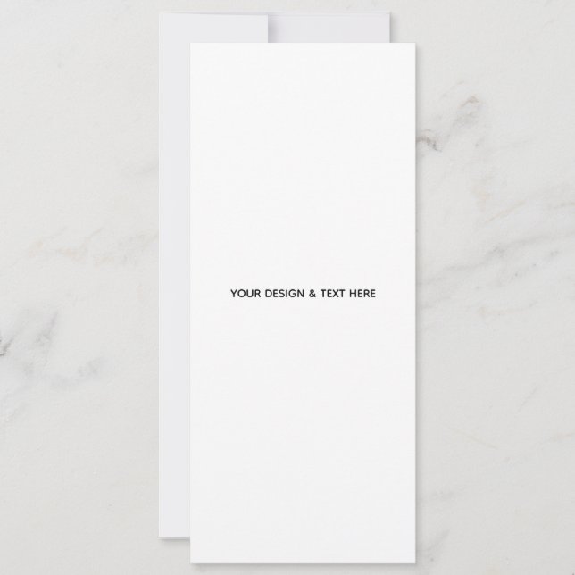 Tarjeta de cumpleaños minimalista blanca para herm (Anverso)