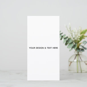 Tarjeta de cumpleaños minimalista blanca para herm
