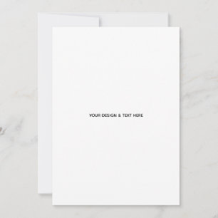 Tarjeta de cumpleaños minimalista blanca para herm