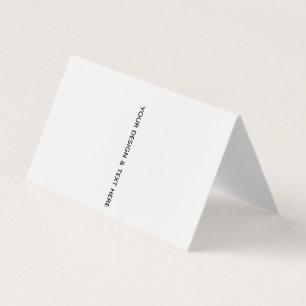 Tarjeta de cumpleaños minimalista blanca para herm