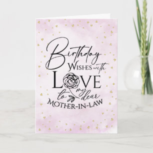 Tarjeta de cumpleaños minimalista de acuarela para