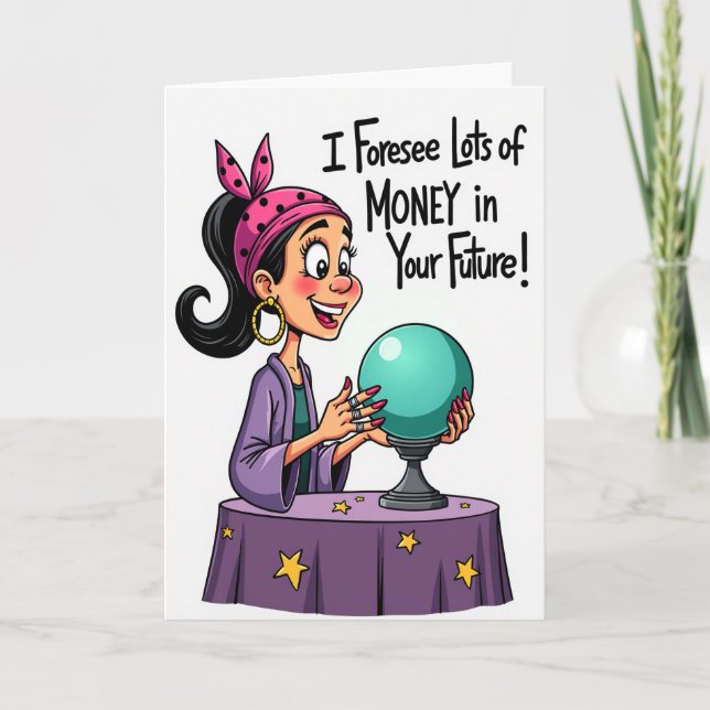 Tarjeta de cumpleaños mística (Anverso)