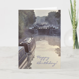 Tarjeta de cumpleaños Misty Channel Dawn