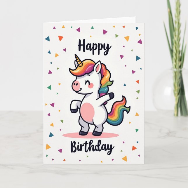 Tarjeta de cumpleaños mítica (Anverso)