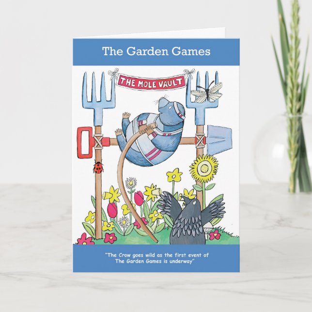 Tarjeta de cumpleaños Mole Vault (Anverso)