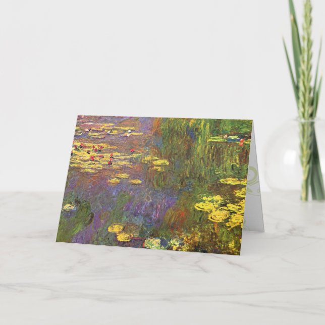 Tarjeta de cumpleaños Monet (Anverso)