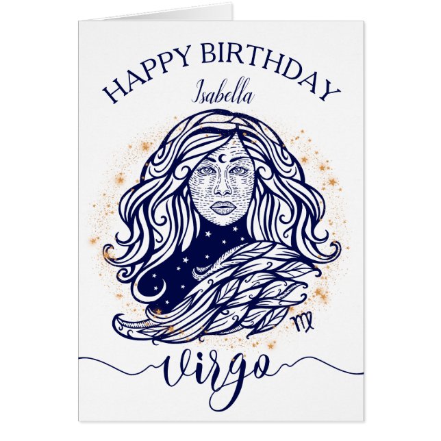 Tarjeta de cumpleaños monocromática de la marina (Frente)
