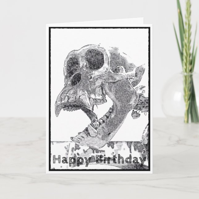 Tarjeta de cumpleaños Monster (Anverso)