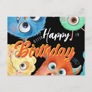 tarjeta de cumpleaños monsters inc
