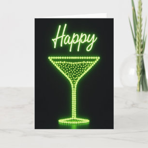 Tarjeta de cumpleaños mosaico vibrante