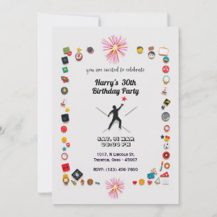 Tarjeta de cumpleaños motivacional de alcance para