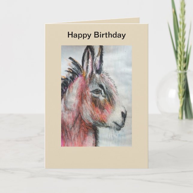 Tarjeta de cumpleaños multicolora hermosa del (Anverso)