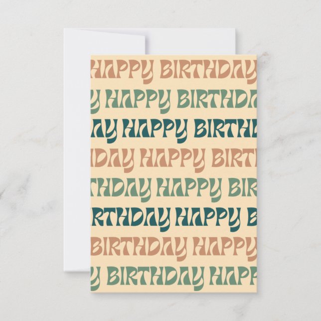 Tarjeta de cumpleaños - múltiple (Anverso)
