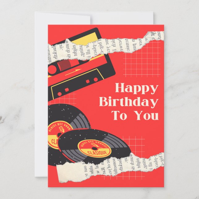 Tarjeta de cumpleaños musical (Anverso)