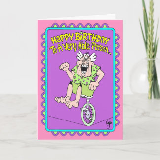 Tarjeta de cumpleaños MUY CAPAZ